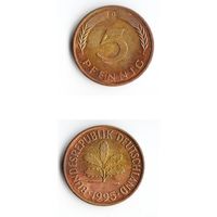 5 пфеннигов Германия 1995 года(D)