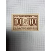 10 геллеров (нотгельды) Австрия.-2512