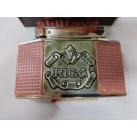 Зажигалка настольная бензиновая "Рига" СССР. Рижский ювелирный завод.