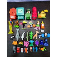 Киндер игрушка kinder joy фигурки машинка Хэппи мил Марвел животные бонстики прилипалы