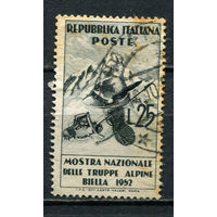 Италия - 1952 - Горные охотники в Бьелле - [Mi. 870] - полная серия - 1 марка. Гашеная.  (Лот 45Gi)-T2P34
