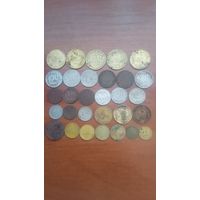 30 монет до реформы. С 10 рублей.