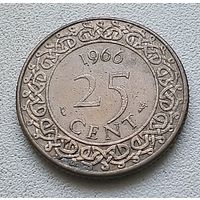 Суринам 25 центов, 1966 5-6-35