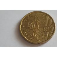 Франция 1999 20 евроцентов