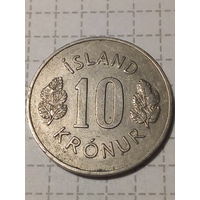 10 крон Исландия 1967 год