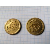 Жетон  Беларусь Зубр и Лось