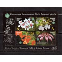 Беларусь-2016,(Мих.Бл.132)  , Флора, Цветы