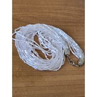 Бусы из сатинового бисера