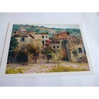 Открытка 2009г. И. Левитан. На северы Италии.