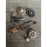 Советские винтажные брошки, броши