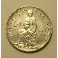 Ватикан, 1 Лира 1965 TEMPERANTIA