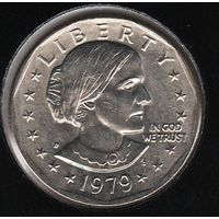 1 доллар США 1979 год Сьюзен Б. Энтони двор D _состояние aUNC/UNC