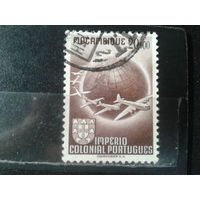 Мозамбик, колония Португалии, 1949. Полет вокруг Земного шара. Mi-4,2 евро гаш.