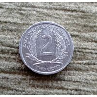 Werty71 Карибские острова 2 цента 2008 Елизавета 2  Карибы