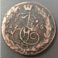 5 копеек 1766 года ЕМ