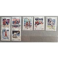 РАСПРОДАЖА КОЛЛЕКЦИИ. Куба. марки "спорт. 23-е Олимпийские игры Лос -Анжелес 1984"