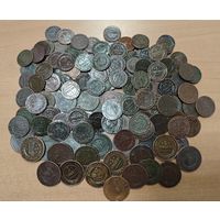 Царская медь, лотом. 150+ шт Номиналы 1-2-3. Года