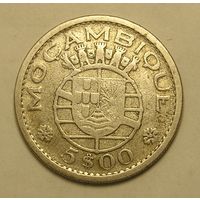 Порт. Мозамбик 5 Эск. 1960, Серебро
