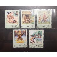 Куба. 1985 год. История. Древние люди (1037)
