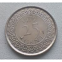 Суринам 25 центов 1979  3-15-57