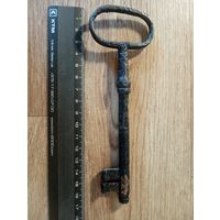 Огромный кованый ключ-17 см.