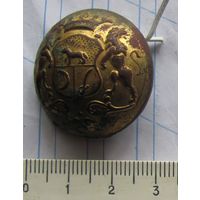 Пуговица дворянского рода Времевы большая выпуклая в позолоте