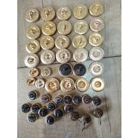 Пуговицы СССР военные