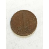 Нидерланды 1 цент 1963