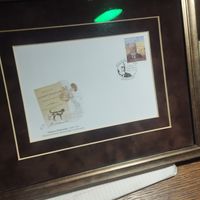 Первая марка, выпущенная в честь Оскара Минковского. Литва, известные люди Медицина