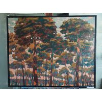 "Сосновый вечер" масло, холст. Художник Сотников Сергей.