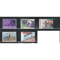 Нидерланды-1972-(Мих.993-)  **  ,  Спорт, Велосипед, Велоспорт ,6 марок