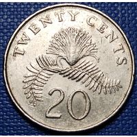 Сингапур 20 центов 1987 г.