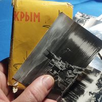 Набор черно-белых фотографий Крым маленького формата