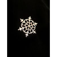 Брошь, снежинка