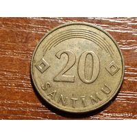 Латвия 20 сантимов 1992