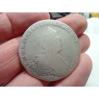 Монета рубль 1792 год. СПБ ЯА .  С рубля