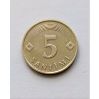 5 сантимов 1992 года Латвия