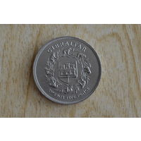 Гибралтар 25 новых  пенсов 1977 с 1 руб    Редкая!