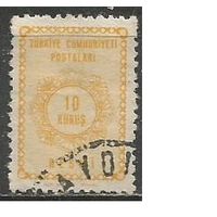 Турция. Цифра в гирлянде. Доплатная марка. 1964г. Mi#93.