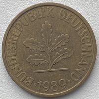 Германия 10 пфеннигов 1989 г. J