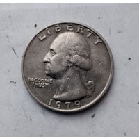 1/4 доллара (квотер) 1979 года США.