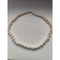 Бусы натуральный жемчуг.