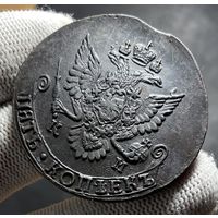 5 копеек 1784 КМ Сузунский монетный двор!