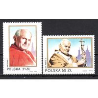 Визит папы Иоанна Павла II в Польшу Польша  1983 год серия из 2-х марок