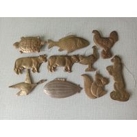 Ёлочные игрушки (СССР). "Дрезденский картонаж". Торги с 1 рубля. МЦ.