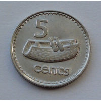 Фиджи 5 центов. 1992 г.