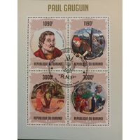 Бурунди 2013. Поль Гоген. Искусство. Малый лист