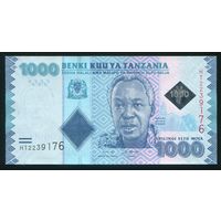 Танзания 1000 шиллингов 2019 г. P41c. Серия HT. UNC