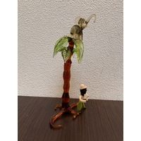 Коллекционная винтажная стеклянная фигурка, выполненная в технике художественного стекла Lauscha, Германия