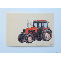 МТЗ трактор открытка Беларусь Довбик 1997  10х15 см